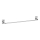Towel holder 64.5 x 7.2 cm stainless steel/silver