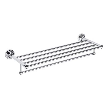 Towel Holder 66.5 x 12 cm, Silver