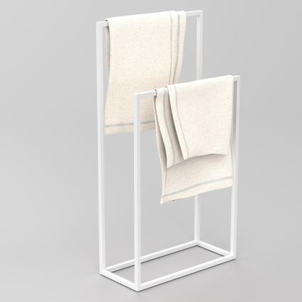 Towel holder 85x45 cm white