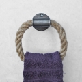 Towel holder BORURAF 20x20 cm beige