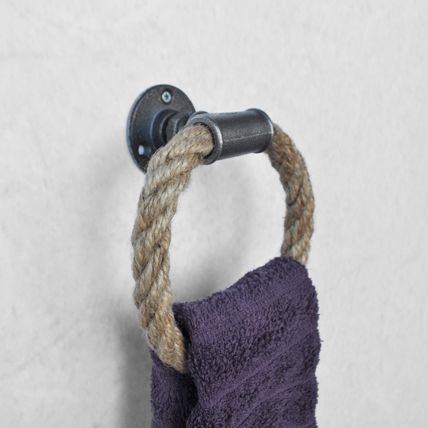 Towel holder BORURAF 20x20 cm beige