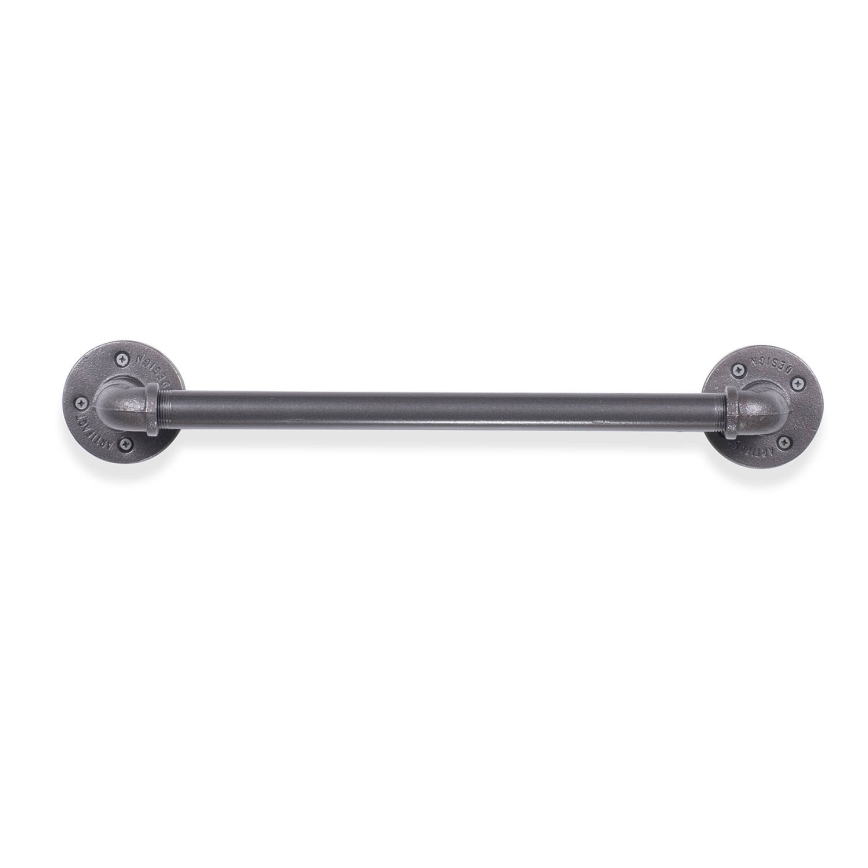 Towel holder BORURAF 7x47 cm grey