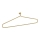 Towel rack 45 x 12.2 cm, stainless steel with gold finish
