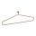 Towel rack 45x12,2 cm stainless steel/copper/gold