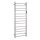 Towel rack 45×132 cm, stainless steel / silver