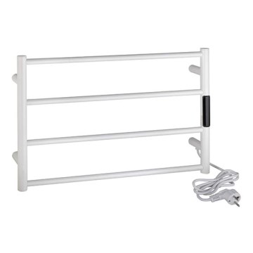 Towel rack 56 x 37 cm, stainless steel/white