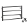 Towel rack 56x37 cm stainless steel/black