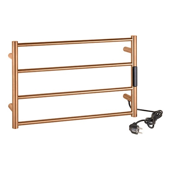 Towel Rack 56x37 cm Stainless Steel/Copper Finish