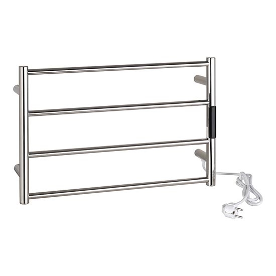 Towel rack 56x37 cm stainless steel/silver