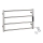 Towel rack 56x37 cm stainless steel/silver