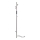Towel rail 10.3 x 118 cm, stainless steel/silver