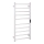 Towel Rail 45 x 96 cm, Stainless Steel/White