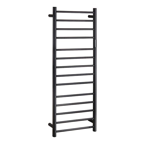 Towel rail 45x132 cm stainless steel/black