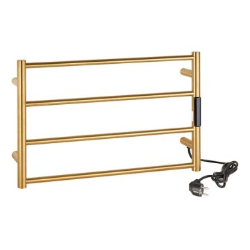 Towel rail 56x37 cm stainless steel/gold