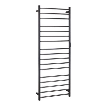 Towel rail 60x168 cm stainless steel/black