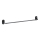 Towel rail 64.5 x 7.2 cm, stainless steel/black