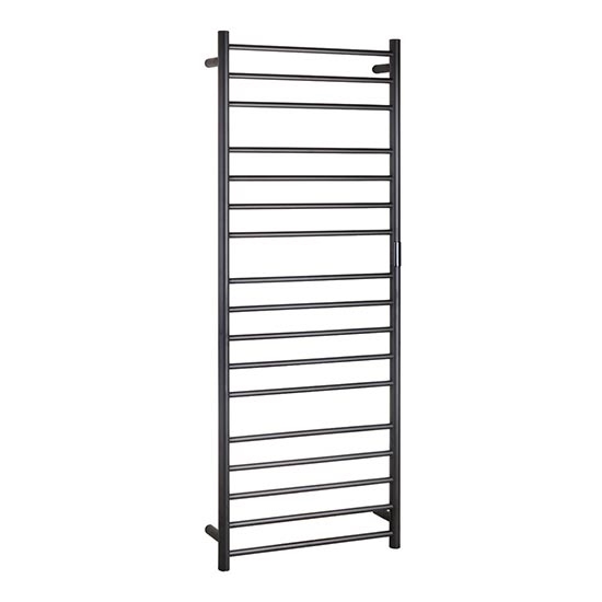 Towel warmer 60x168 cm stainless steel/black