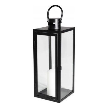 TOWER Decorative Lantern, 29 cm, Black