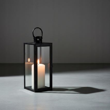 TOWER Decorative Lantern, 29 cm, Black