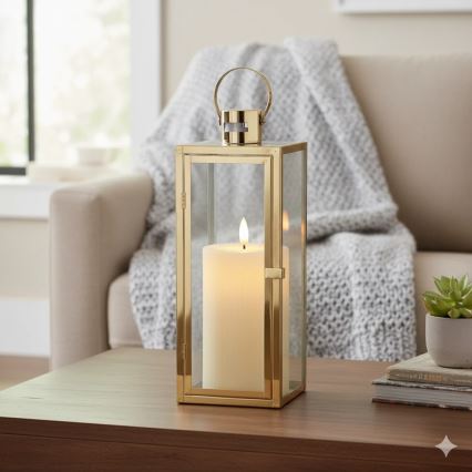 TOWER Decorative Lantern 29 cm, Gold