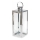 TOWER decorative lantern, 29 cm, polished chrome