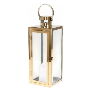 TOWER Decorative Lantern, 38 cm, Gold