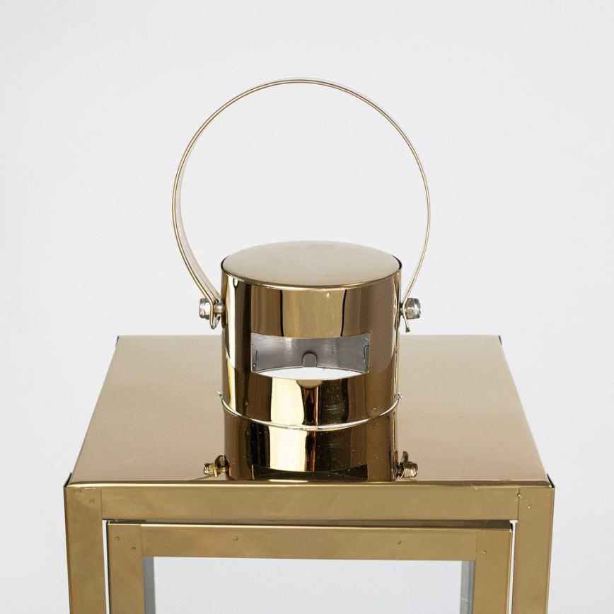 TOWER Decorative Lantern, 38 cm, Gold