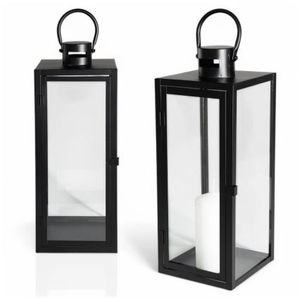 TOWER Decorative Lantern, 63 cm, Black