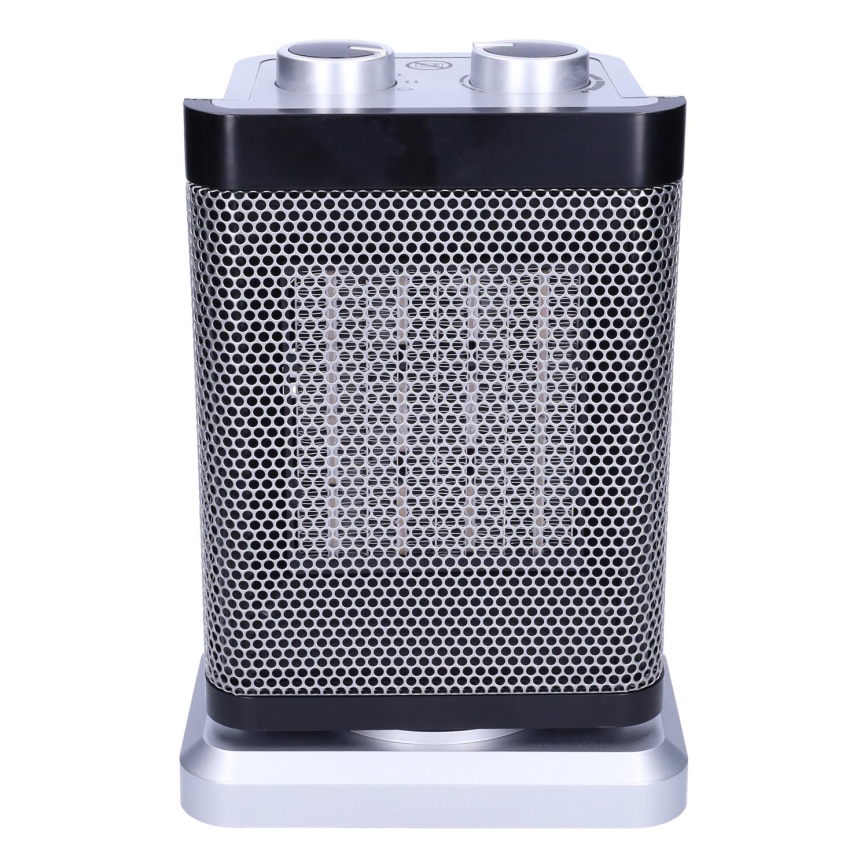 Tower fan with integrated 1500W/230V heating element