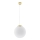 TOYA cable pendant 1xE27/60W/230V Ø 30 cm white/gold