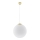 TOYA cable pendant light 1xE27/60W/230V Ø 40 cm white/gold