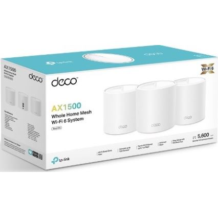 TP-Link - 3-Pack Wi-Fi 6 Whole-Home Mesh System Deco X10