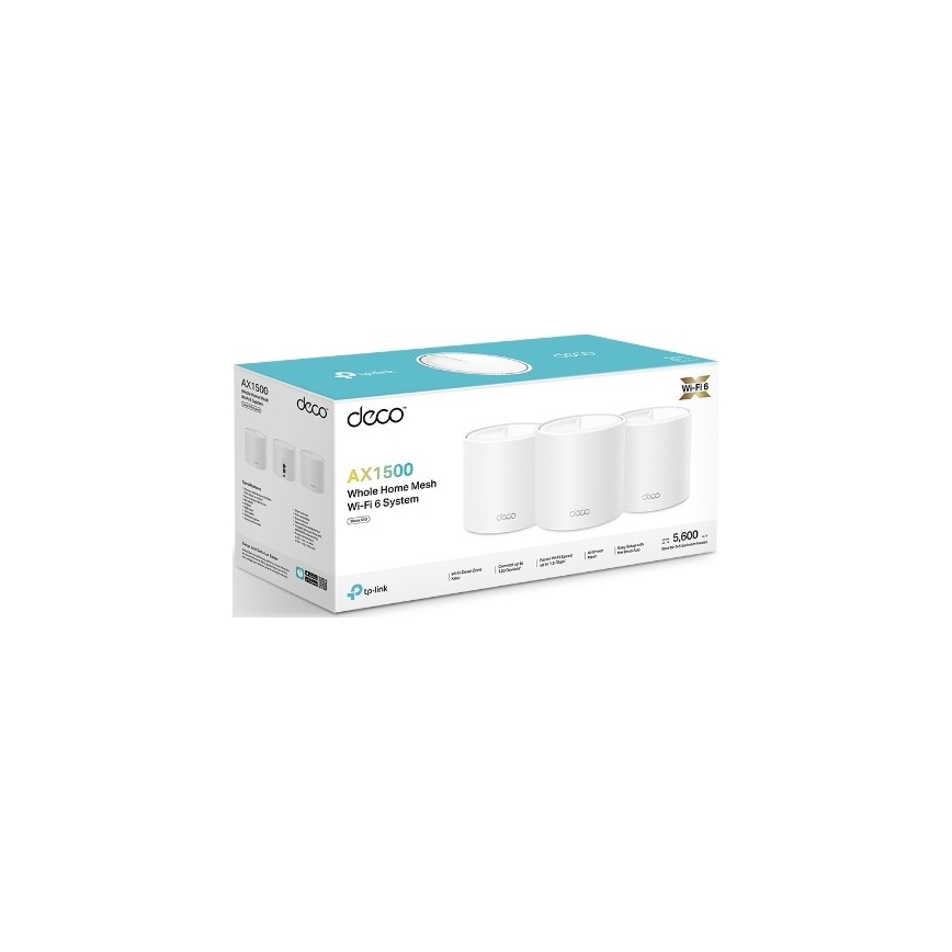 TP-Link - 3-Pack Wi-Fi 6 Whole-Home Mesh System Deco X10
