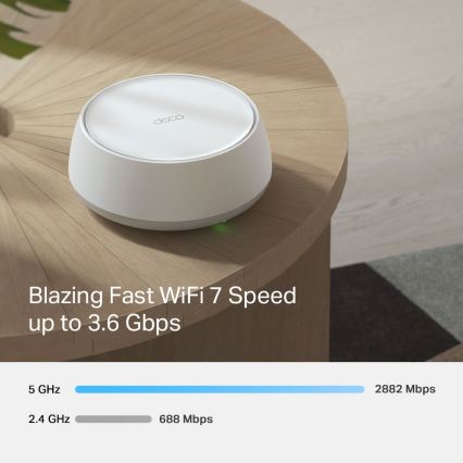 TP-Link - 3-Pack Wi-Fi 7 Mesh System for Whole-Home Coverage Deco BE22