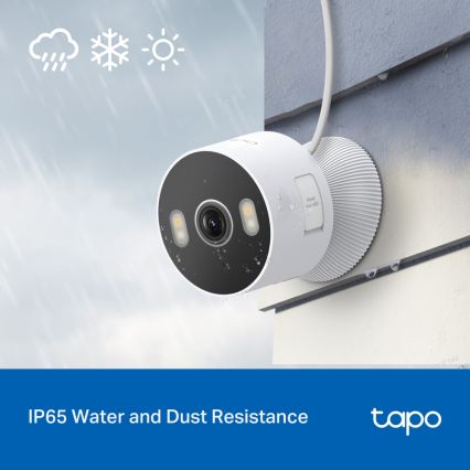 TP-Link - 3MP Smart Outdoor Wi-Fi Camera 5V