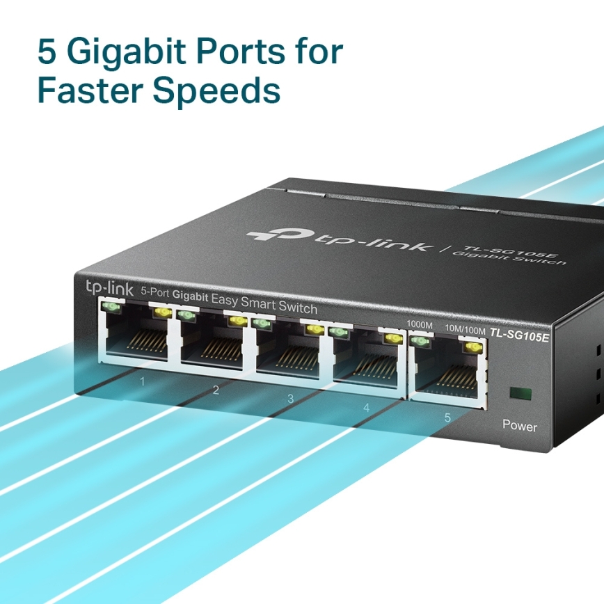 TP-Link - 5-Port Gigabit Easy Smart Switch