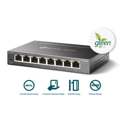 TP-Link - 8-Port Gigabit Easy Smart Switch