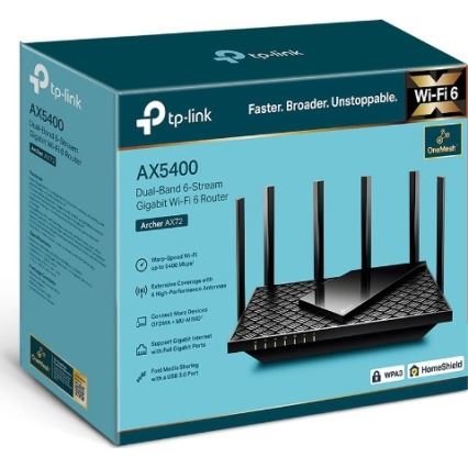 TP-Link - Dual-Band Gigabit Wi-Fi 6 Router