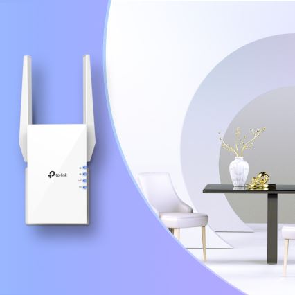 TP-Link - Dual-Band Wi-Fi 6 Range Extender RE505X