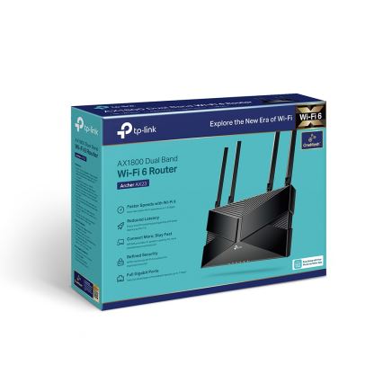 TP-Link - Dual-Band Wi-Fi 6 Router