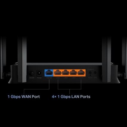 TP-Link - Dual-Band Wi-Fi 7 Router Archer BE220