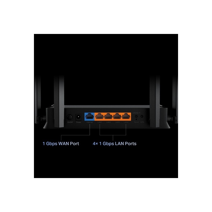 TP-Link - Dual-Band Wi-Fi 7 Router Archer BE220