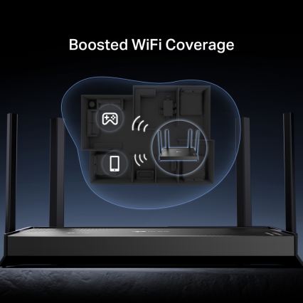 TP-Link - Dual-Band Wi-Fi 7 Router Archer BE220