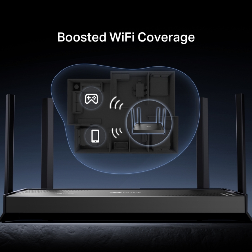 TP-Link - Dual-Band Wi-Fi 7 Router Archer BE220