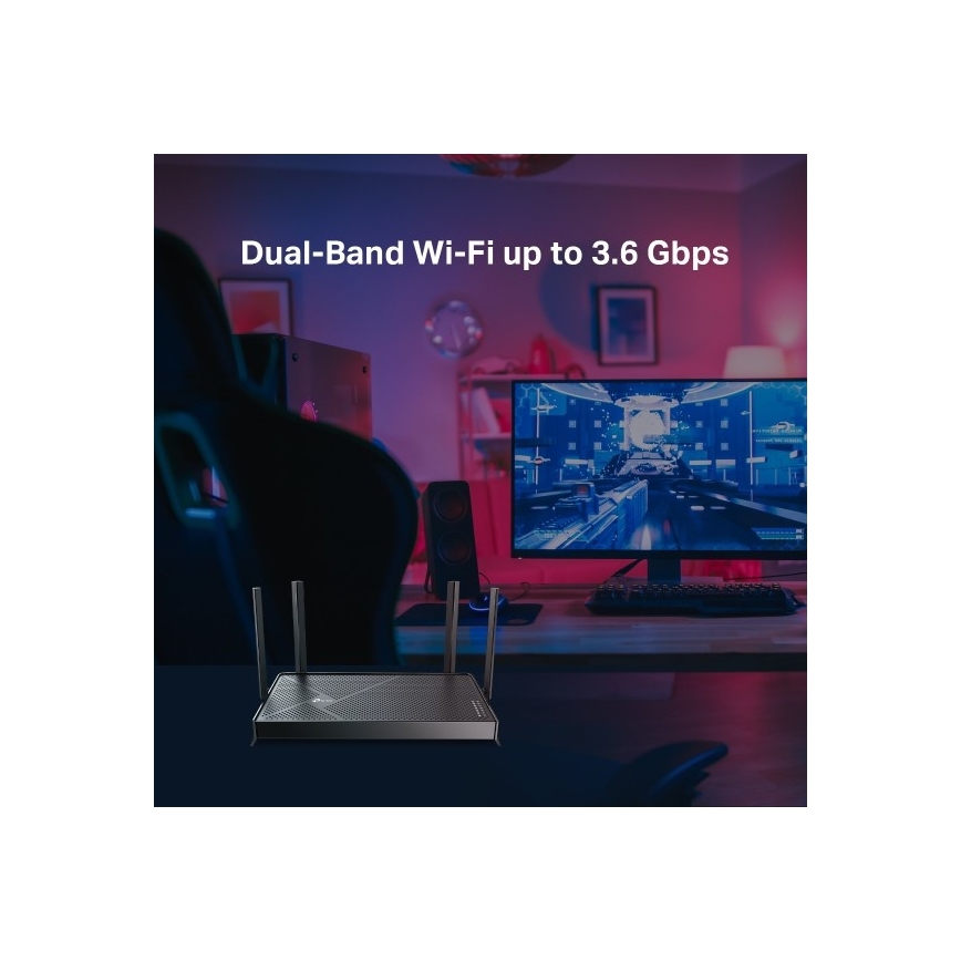 TP-Link - Dual-Band Wi-Fi 7 Router