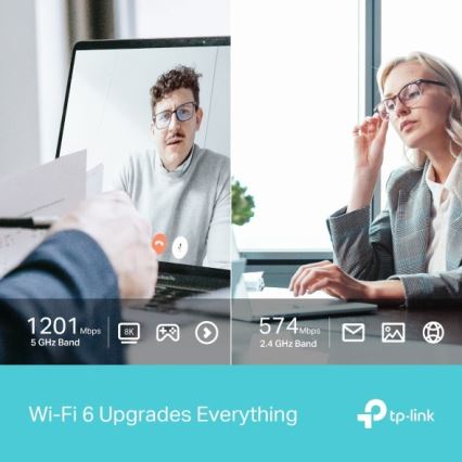 TP-Link - Dual-Band Wireless USB Adapter with Wi-Fi 6