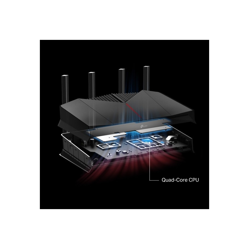 TP-Link - Gaming dual-band Wi-Fi 7 router