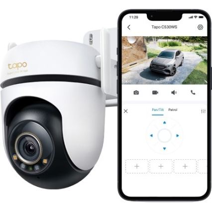 TP-Link - Outdoor Wi-Fi Camera with Built-in Sensor (IP66)