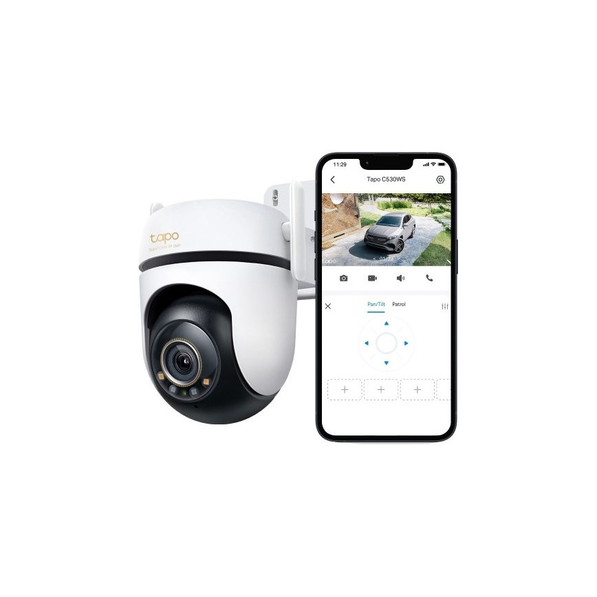 TP-Link - Outdoor Wi-Fi Camera with Built-in Sensor (IP66)