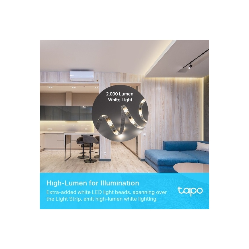 TP-Link - LED RGBW Dimmable Strip 5 m, 24W, 230V, Wi-Fi